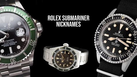 nickname rolex gmt|submariner nicknames.